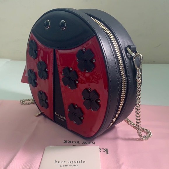KATE SPADE DOTTIE LADY BUG CROSSBODY - Picture 2 of 8